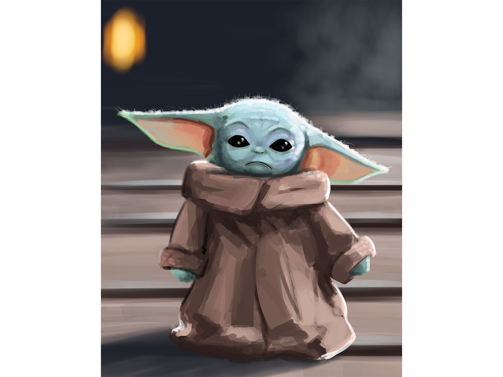 Baby Yoda by Val Sokolova on Dribbble