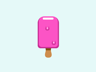 Icecream icecream illustration pink