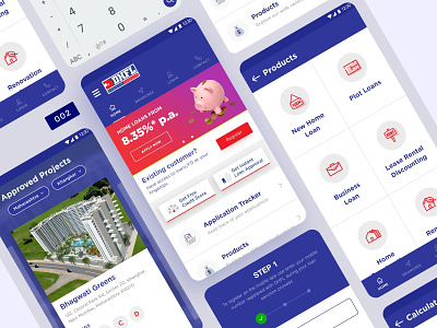 DHFL Banking App Design