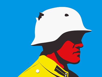 War blue design illustration illustrator red vector war white yellow