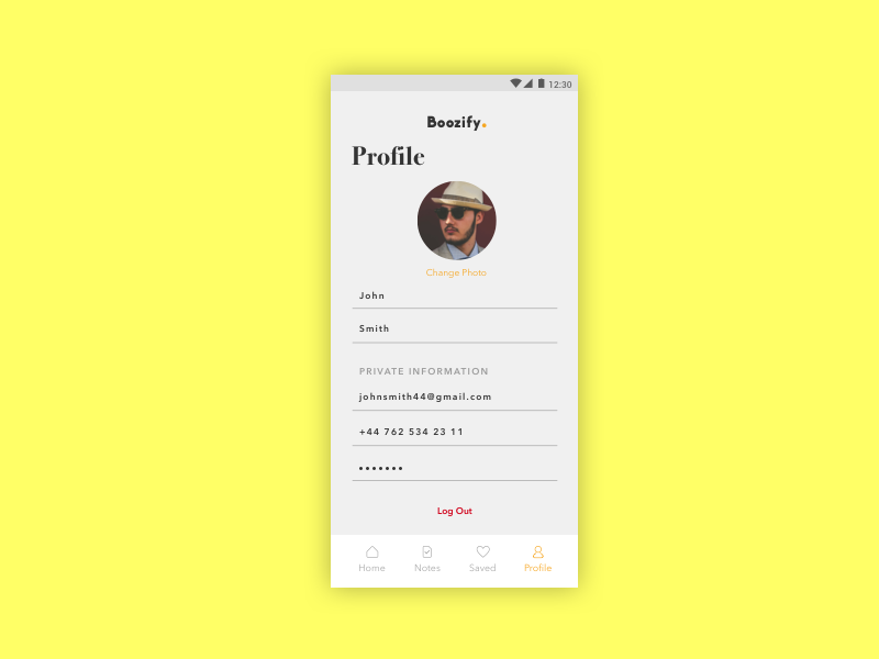 Daily UI challenge #006 — User Profile by Roberto Oscurato on Dribbble