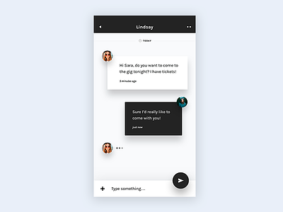 Daily UI challenge #013 — Direct Messaging chat daily daily challange message ui ux