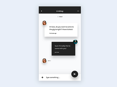 Daily UI challenge #013 — Direct Messaging