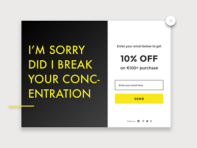 Daily UI challenge #016 — Pup Up daily daily challange modal pop up ui ux