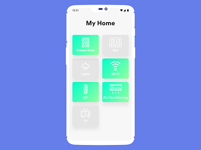 Daily UI challenge #021 — Home Monitoring Dashboard daily daily challange dashboard home monitoring ui ux