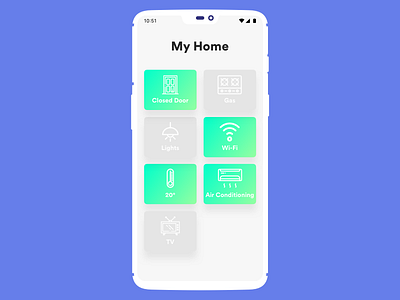 Daily UI challenge #021 — Home Monitoring Dashboard