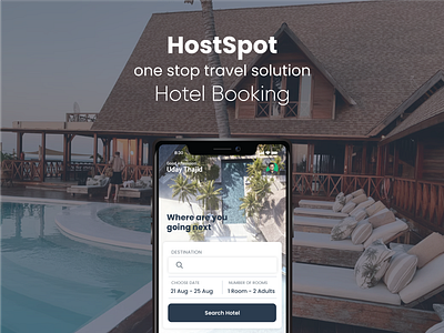 Hotel Booking App UI mobile app experience travel ui