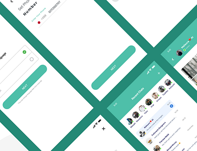 Digio Chat app design mobile app experience product design ui ui des ux