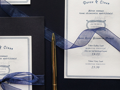 D&C Wedding Invitation