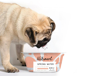 H2bowl pet water packaging