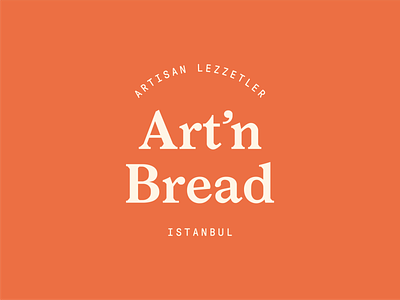 Art'n Bread Logo bakery logo branding bread design graphic design identity istanbul lettering logo logo design logotype minimal monogram serifs typography vintage