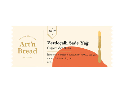 Butter Label branding butter food label food packaging ghee butter graphic design illustration istanbul label layout minimal modern package packaging typography vintage