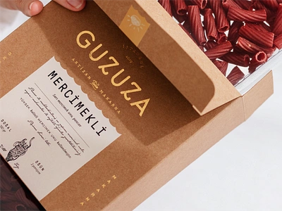 Guzuza Makarna Packaging branding graphic design illustration layout layoutdesign logo design makarna paketi organic pasta organik makarna packaging pasta london pasta packaging typography