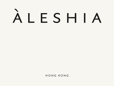 Aleshia Logo Design