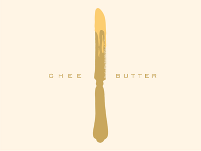 Ghee Butter illustration 2d butter butter illustration drawing food illustrator ghee butter graphic design illustration illustrator knife logomark shape vector vector art vector illustration vintage