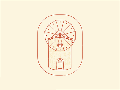 Lime Alaçatı windmill illustration branding graphic design icon identity illustration illustration art illustrator lime lime alaçatı london vector windmill