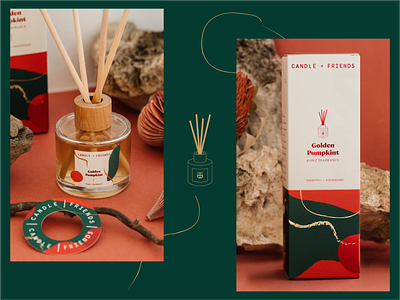 Home fragrance Packaging for Candle + Friends