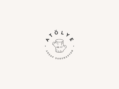 Atölye No:17 istanbul line logo logo design logotype wood