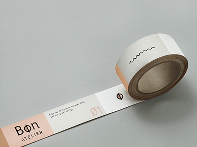 Bon Tape art direction brand identity branding creative design istanbul print stationary tape turkey visual identity
