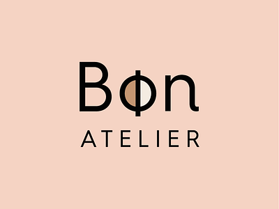 Bon Atelier Logo brand identity graphic hurme istanbul logo design logotype turkey typography visual identity