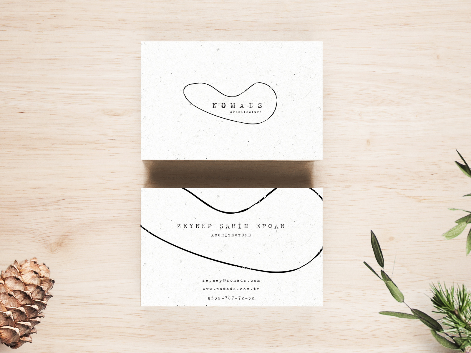 Landscape Architect Business Card by Cansu Merdamert on Dribbble