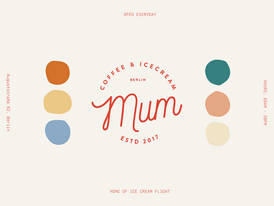 Mum Coffee & Icecream Graphic