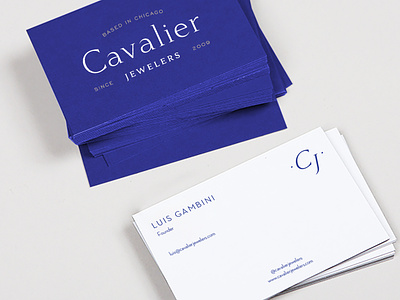 Cavalier Jewelers Business Card