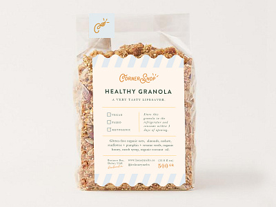 Granola Packaging branding granola granola branding granola packaging graphic design label design logo minimal packaging design typogaphy