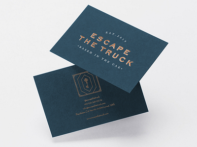 ETT Business Card brand identity branding bronze bronze foil business card business cards graphic design identity minimal old school vintage