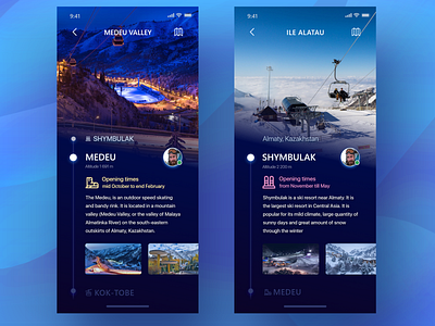 Tourist helper app app mobile mountaint ski tourism travel