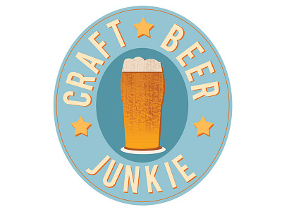 Craft Beer Junkie beer craft beer logo design