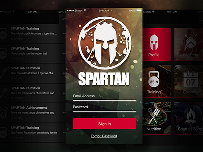 Redesign SPARTAN RACE App