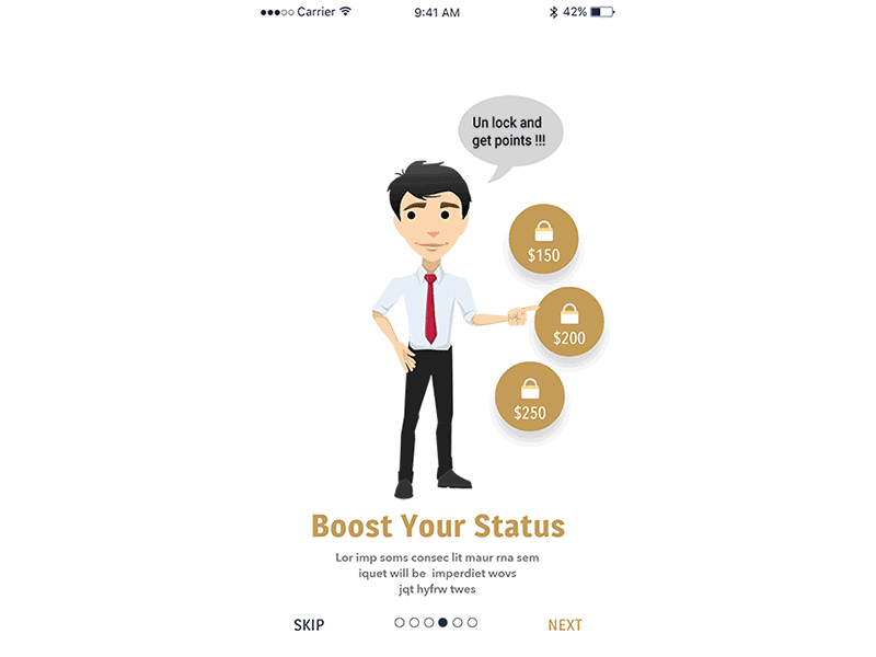 Boost Your Status animation