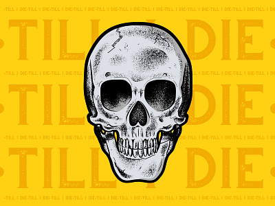 Skull danger grain illustrator ishu skull art texture vector
