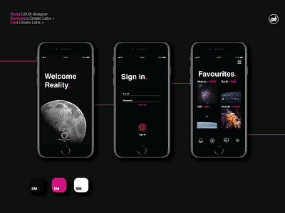 SpaceMate SM branding design product responsive web service startup ui ux