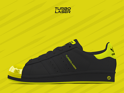 Adidas x NB Superstar Turbolaser concept adidas apparel design concept fashion shoe design shoes sneakerhead trainers