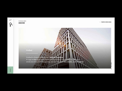 Website for Real Estate Investment animation estate investment osiedle tilia profbud real estate tilia residences