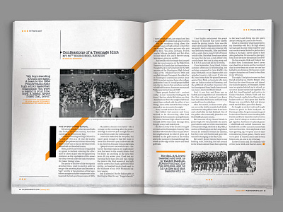 Editorial - Mile High Sports Magazine design editorial grid magazine page layout publication typography