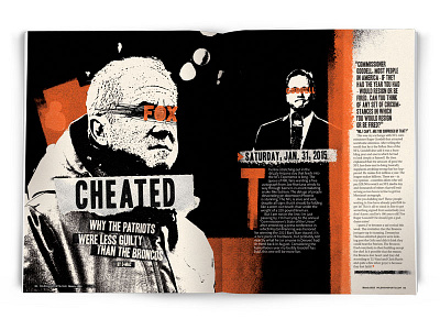 Cheated - Magazine Feature design editorial feature grunge magazine photocopy publication punk rock typography