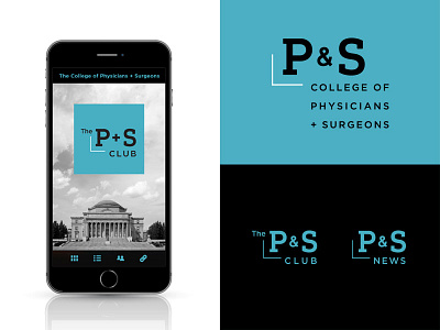 College of Physicians and Surgeons ampersand brand capitals college design identity logo medical rebrand typography