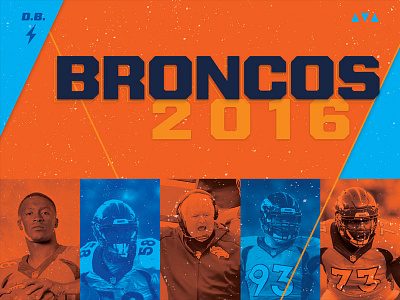 Ekmn Broncos 2016 broncos cover design editorial font football magazine publication sports spread typography