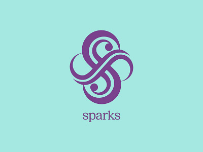 sparks branding font identity infinity logo logotype monogram s sparks typography wordmark