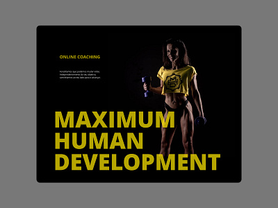 Team MHD • Fitness Website [Landing page] brand identity fitness interface landing page minimal ui ux web design website