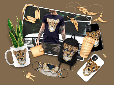 Cheetah, animal print design
