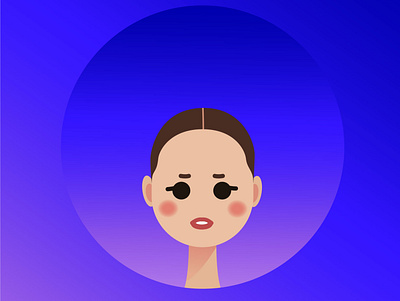 Alina character illustraion portrait vector