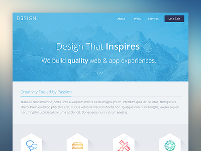 D3SIGN.co Redesign portfolio redesign ui ui design web design website