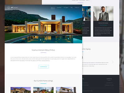 Realtor Theme light light ui real estate theme ui design web design wordpress