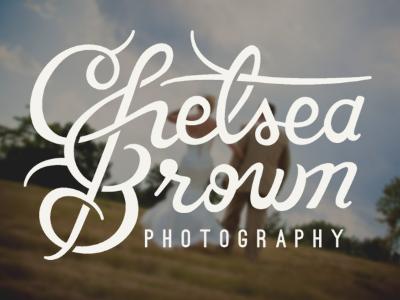 Chelsea Brown Type branding drawn hand handlettering logo script typographic typography