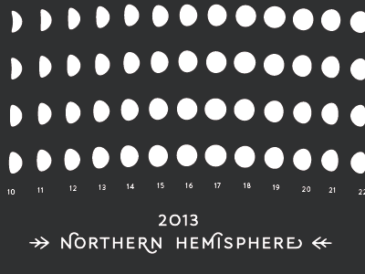 Lunar Calendar 2013 calendar detail gray for now holiday lunar print progress screen print tedious typography