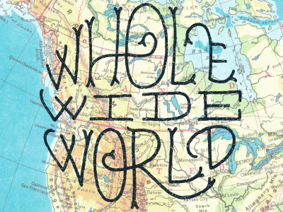 Whole Wide World text